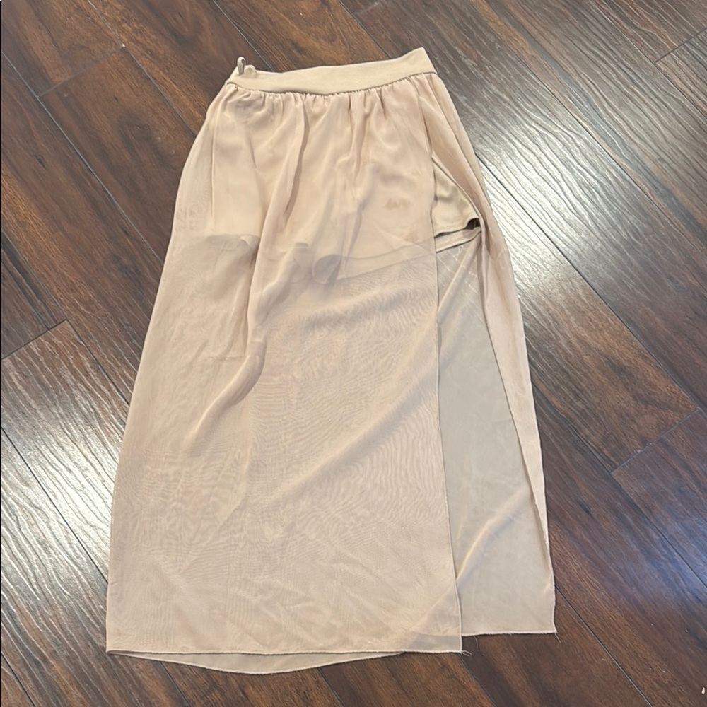 Elegant Tan Women's Skirt